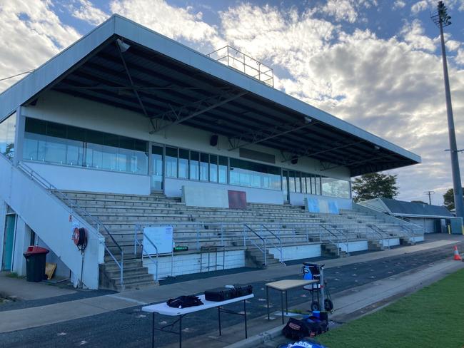 The Jack Crow Stand at Browne Park will be replaced as part of the $54 million redevelopment.