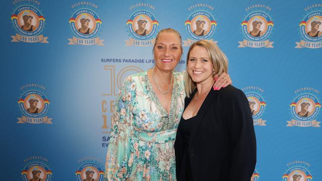 Cassandra Sedgman and Breanna Andrews at the Star casino . Pic Annette Dew