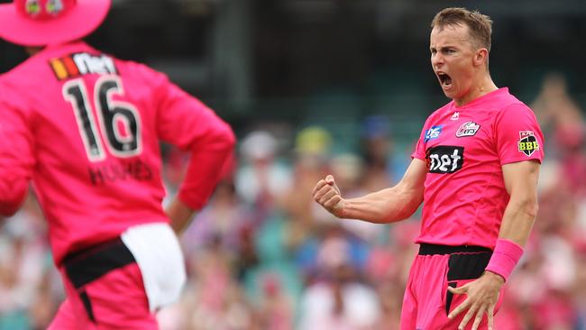 England all-rounder Tom Curran has opted out of returning to the BBL because of bubble fatigue. Picture: AAP Image/Brendon Thorne