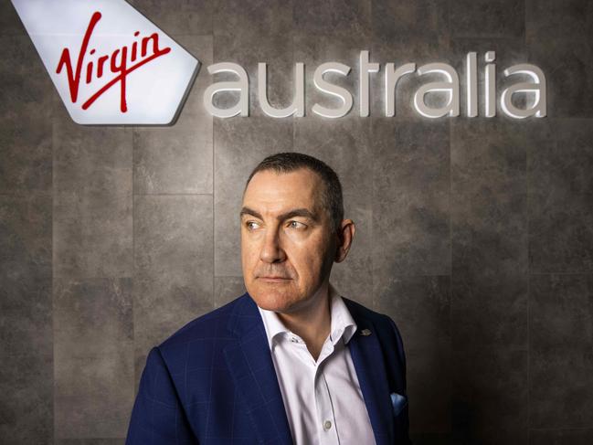 5th August 2020.Virgin Australia CEO Paul Scurrah at his companyÃs Brisbane headquarters.Photo: Glenn Hunt / The Australian