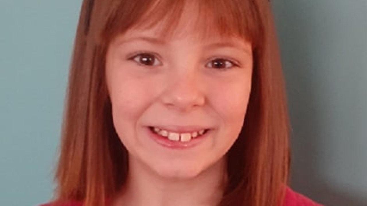 Charlise Mutten, aged nine, is described as being of caucasian appearance, with brown hair.