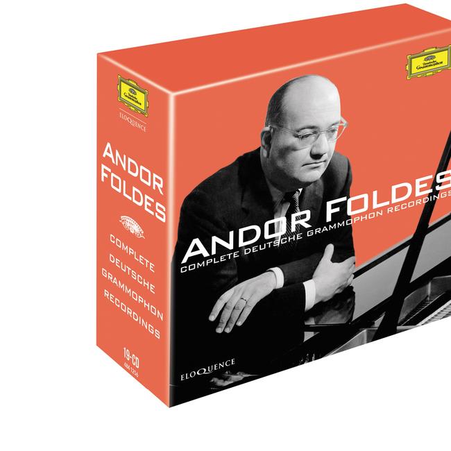 Album artwork for Deutsche Grammophon box set of complete DG recordings of pianist  Andor Foldes.