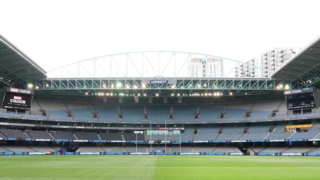 Marvel Stadium will have its roof open for this weekend’s matches.