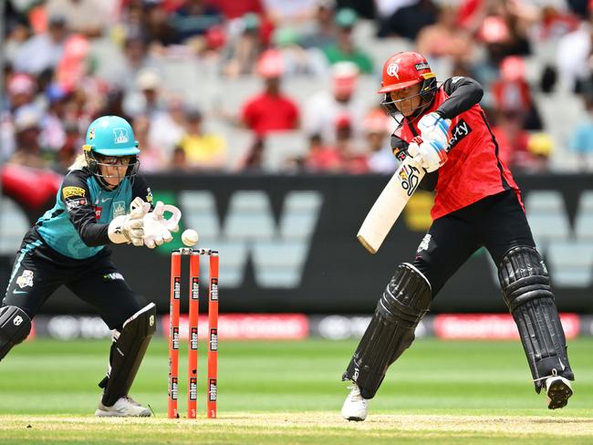 Prestwidge bats during the Renegades’ WBBL title win. (Photo by Quinn Rooney/Getty Images)