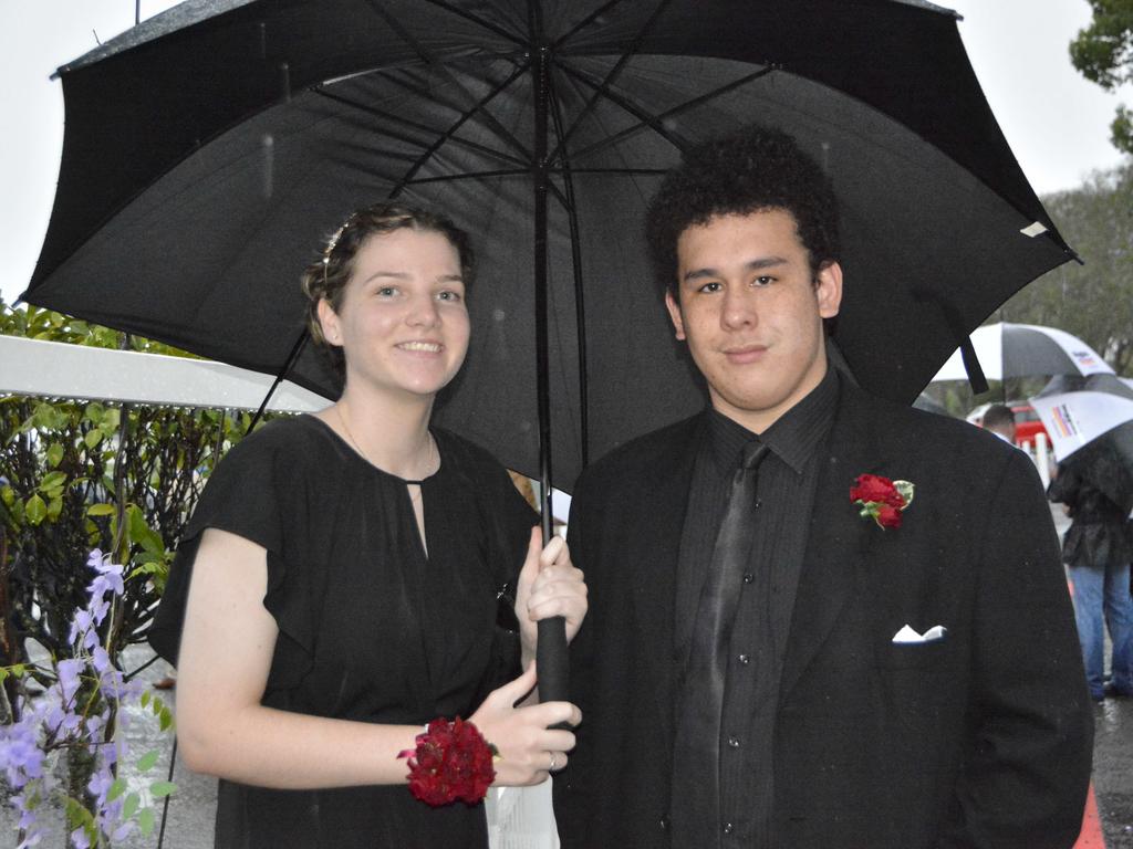 Emily Madden and Josh Collard at Wilsonton State High School formal at Clifford Park Racecourse, Wednesday, November 13, 2024. Picture: Tom Gillespie