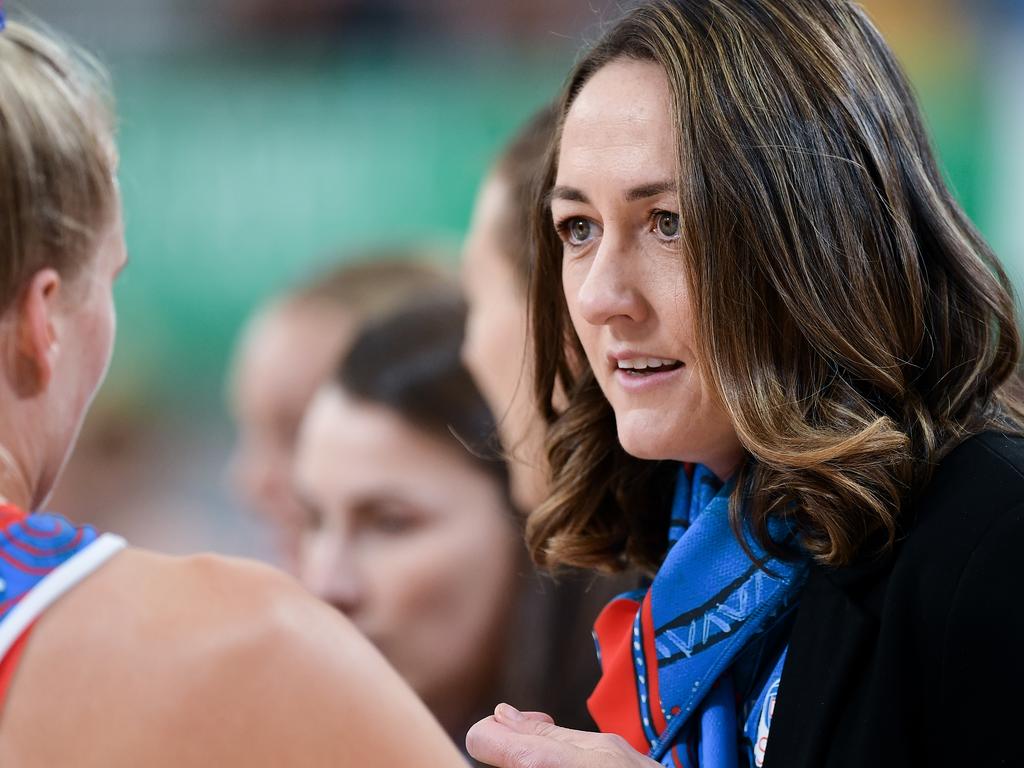 Bec Bulley moved into a coaching role with the Swifts after retiring from the Giants in 2018. Picture: Steven Markham/Speed Media/Getty Images