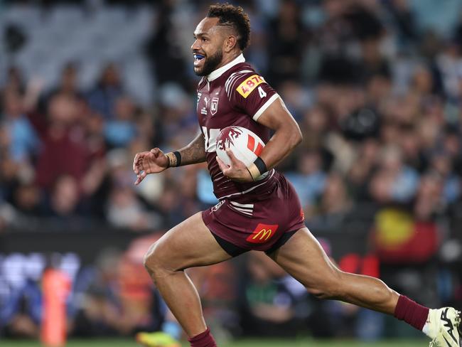 Hamiso Tabuai-Fidow punished the Blues in the series opener. Picture: Matt King/Getty Images