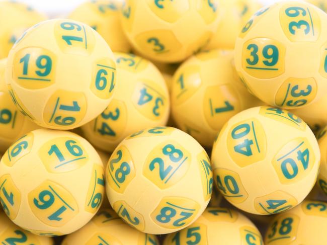 Generic Oz Lotto balls.