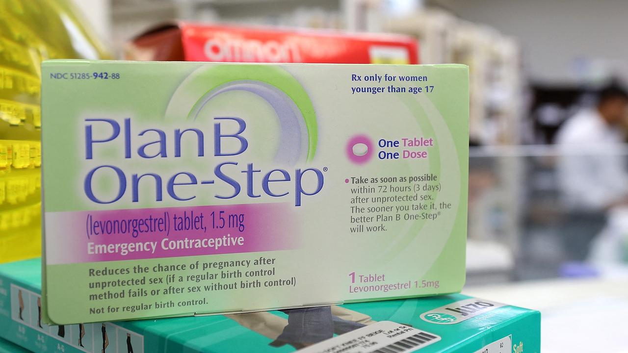 Plan B is one of the emergency contraception options women have in the US. Picture: Justin Sullivan/Getty Images/AFP