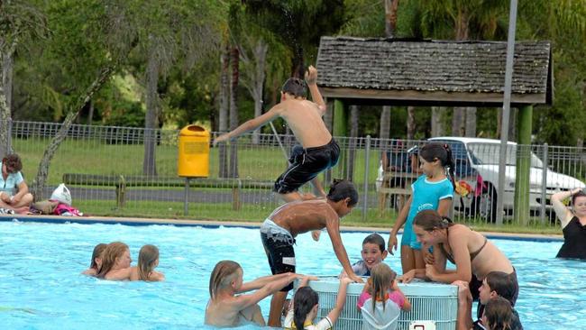 The Lismore Lake Pool on a quiet day. Picture: The Northern Star Archives