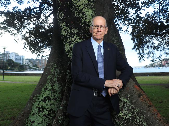 24/5/21: Fund manager Geoff Wilson at Double Bay in Sydney's east. John Feder/The Australian.