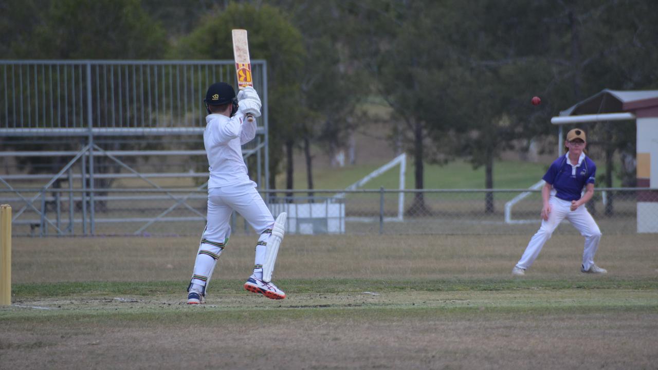 at the senior cricket match in Wondai on Saturday, November 16. (Photo: Jessica McGrath)