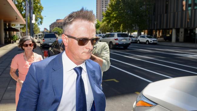 Andrew McGavigan leaves court after an earlier hearing. Picture: NCA NewsWire / Brenton Edwards