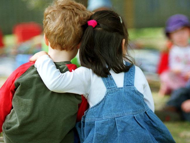 27/08/2002. Children at the Anglicare Child Care Centre, Prospect. children school pre primary toddlers generic