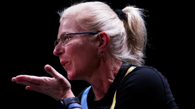 DUESSELDORF, GERMANY - SEPTEMBER 10: Yuliia Paievska of Team Ukraine acknowledges the fans after competing in the Women's IP3-IP5 Powerlifting Final during day one of the Invictus Games DÃÂ¼sseldorf 2023 on September 10, 2023 in Duesseldorf, Germany. (Photo by Dean Mouhtaropoulos/Getty Images for Invictus Games DÃÂ¼sseldorf 2023)