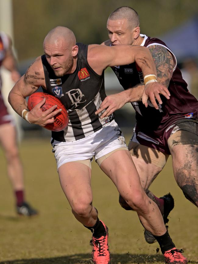 Darley’s Brett Bewley in action against Melton those season. Picture: Andy Brownbill