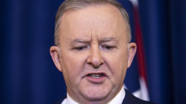 Opposition Leader Anthony Albanese in Canberra on Thursday. Picture: Gary Ramage