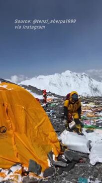 Sherpa records shocking Everest act