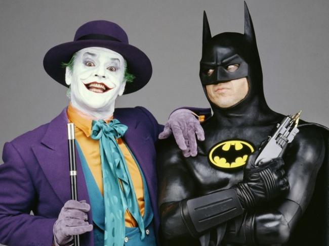 Jack Nicholson as the Joker and Michael Keaton as Batman in 1989 film that started it all.