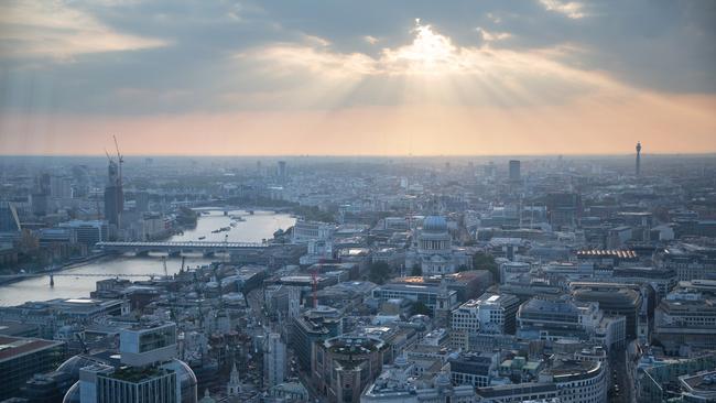 In London, the declines around the city are not uniform, but value falls in unpopular areas are similar to the US cities. Picture: Oli Scarff/Getty Images