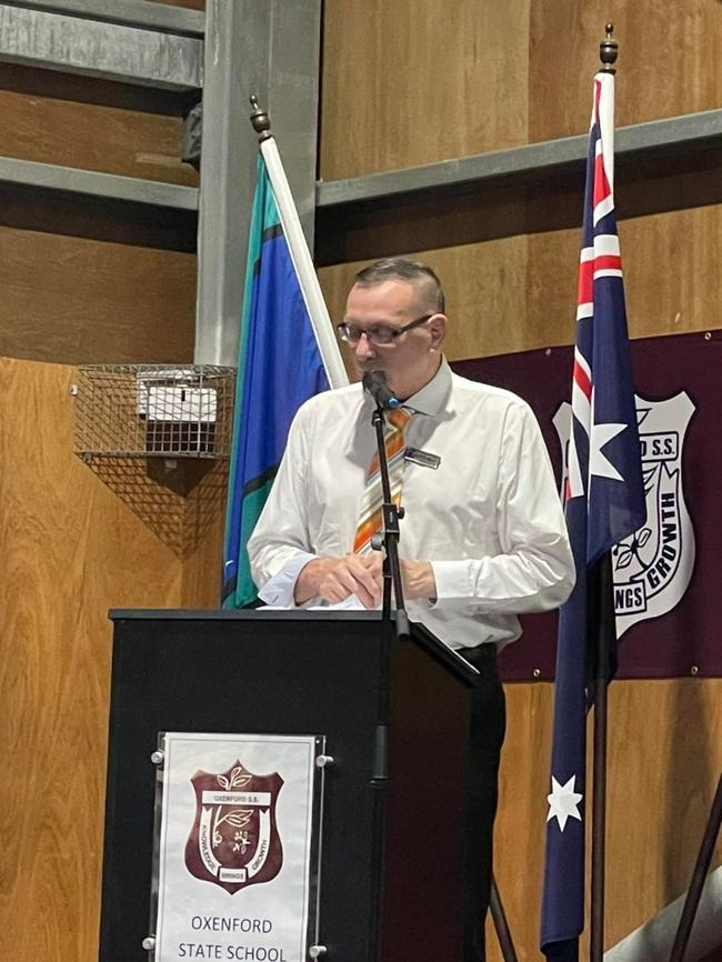 Oxenford State School principal Patric Brady.