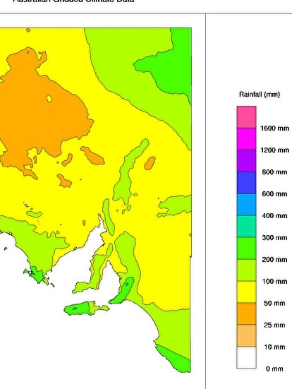 Southern parts of the South East had more than 200mm in the six months from February to July.