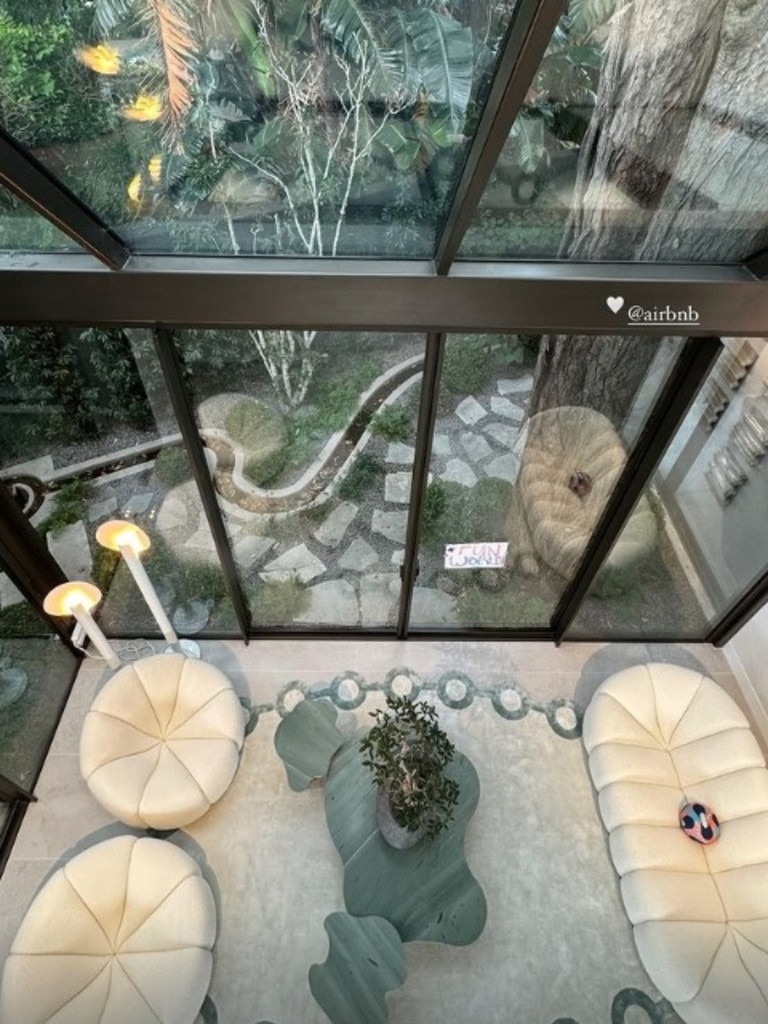 She shared this snap of the conservatory. Picture: Instagram/KourtneyKardashian