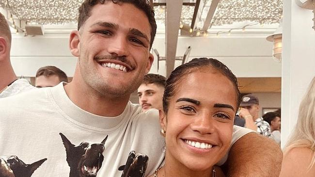 Star couple Nathan Cleary and Mary Fowler. Photo: Instagram