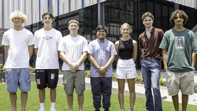 Some of the students who achieved an ATAR of 99 or above. Picture - contributed.