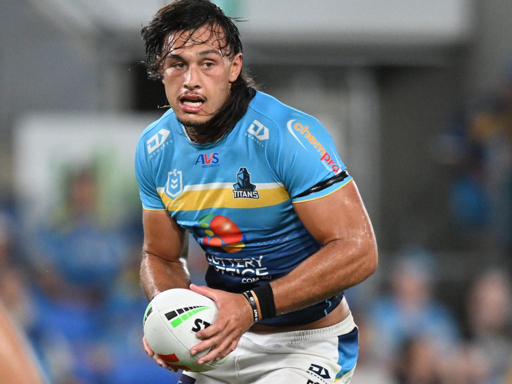 Tino Fa'asuamaleaui is coming back from an ACL injury. Picture: NRL Photos