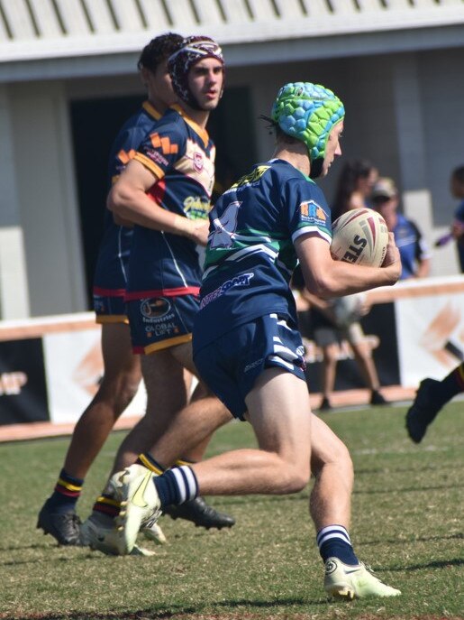 Rockhampton District Junior Rugby League CQ Club Challenge, under-15, Blackwater Crushers versus Brothers White, Browne Park, June 24, 2023.