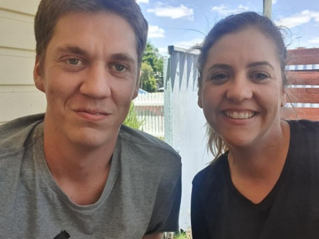 Corey O'Connell, with his sister Haylee, who did't give up the search after he went missing two years ago. Supplied/Haylee O'Connell.