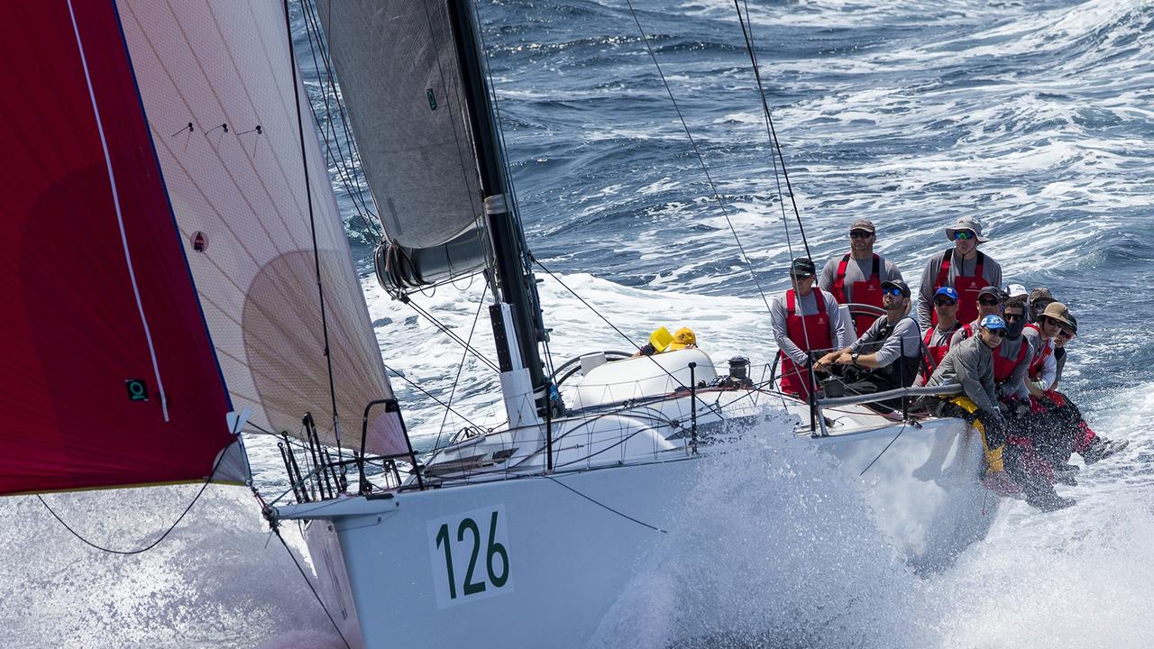 The yacht Oksana in the last Sydney to Hobart race. Pic: Andrea Francolini.