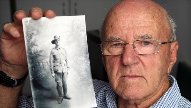 Maurice Corigliano, nephew and namesake of Australian soldier Private Maurice Corigliano, who lost his life in the battle of Fromelles, France, during World War 1 in 1916.