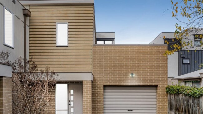 This two-bedroom townhouse at 3/16 Lorensen Ave, Coburg North, sold for $597,000 last month.