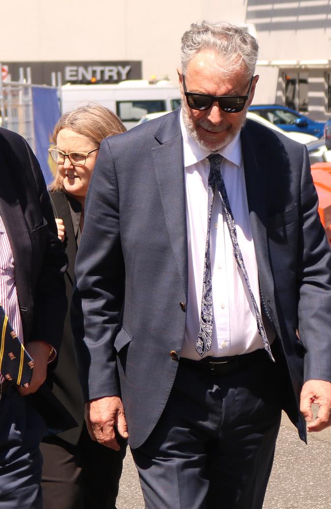 Lawyer Chris Dockray representing Rosemary Gamble. Trial into the jumping castle tragedy at Hillcrest Primary School in Devonport. Picture: Stephanie Dalton