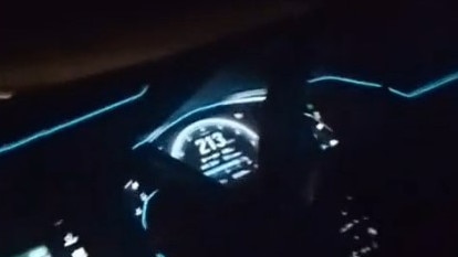 Several videos show drivers travelling at more than 200km/h. Picture: TikTok