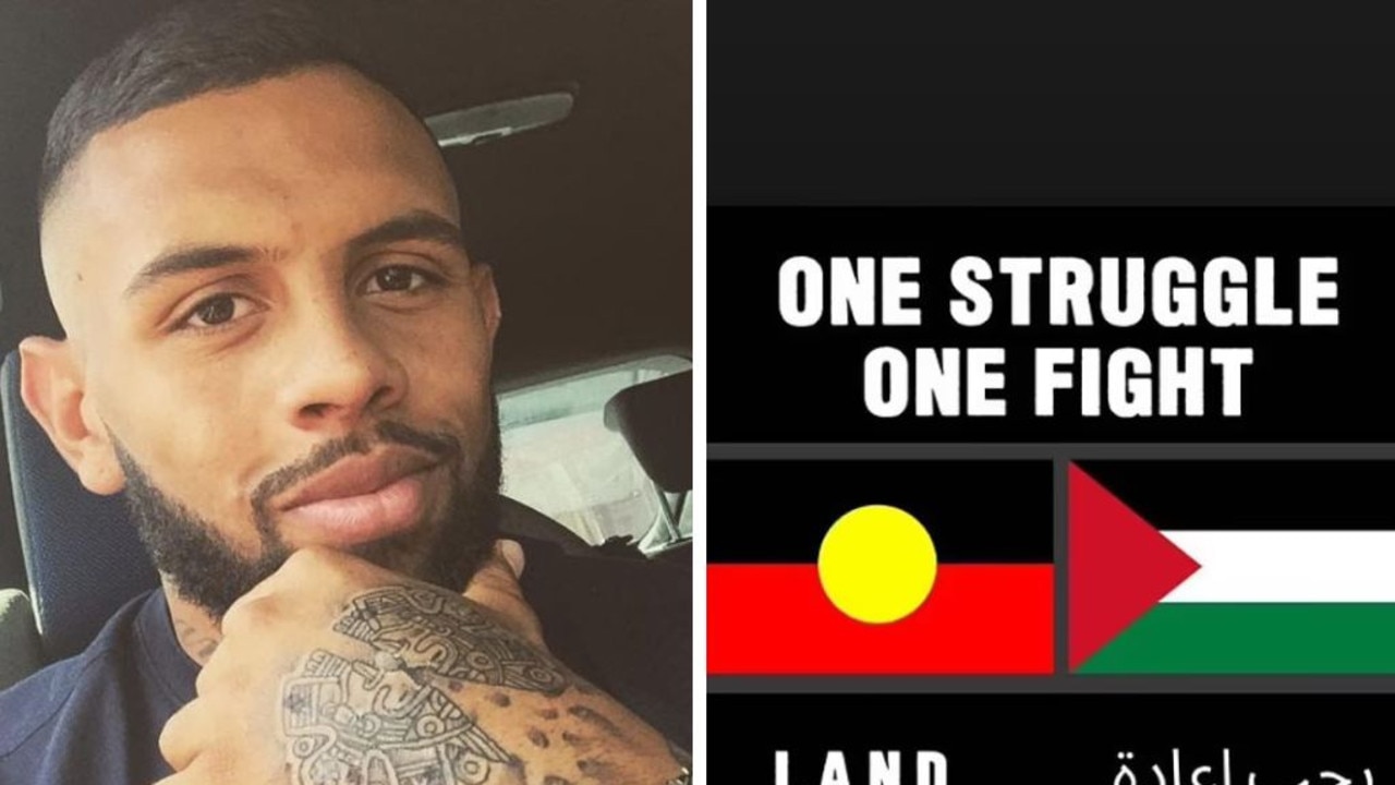 NRL star’s huge call on Palestine