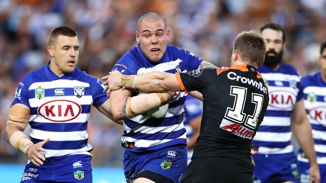 David Klemmer and the Bulldogs have had a mixed season so far.