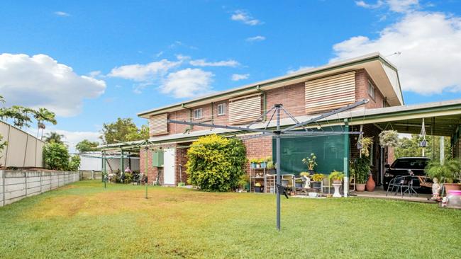 The rear of the three-unit complex at 190 Rush Street, Koongal. Photo: LJ Hooker Rockhampton