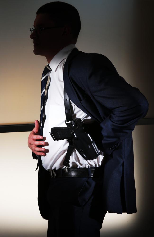 NSW police Shoulder holsters requested by plainclothed cops new