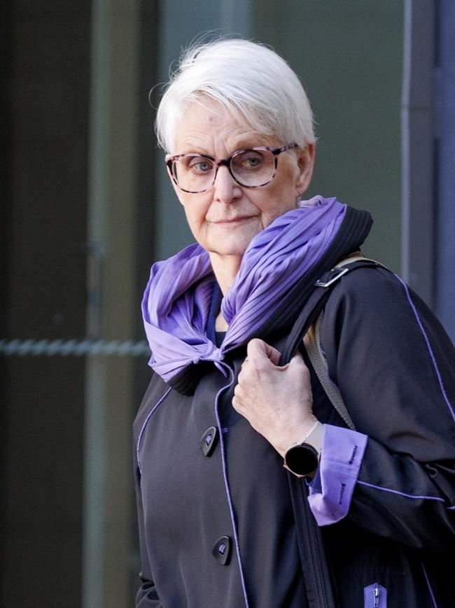 Retired pharmacist Christine McKenzie said she spotted the mushrooms under an oak tree. Picture: NewsWire / David Geraghty