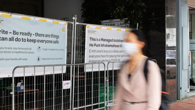 New Zealand runs a hotel-based quarantine system where all citizens must undergo 14 days in MIQ. Picture: Getty Images