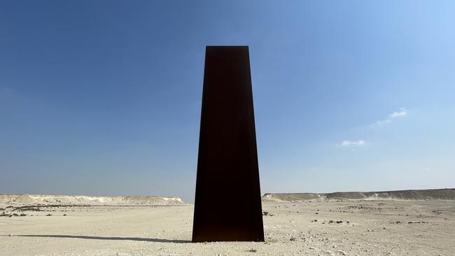 One of four gigantic monoliths by American artist Richard Serra. Picture: Getty Images