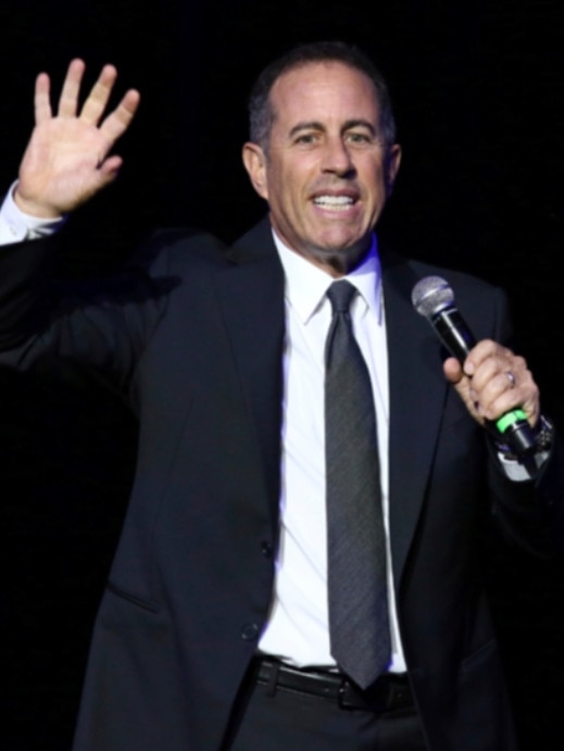 Jerry Seinfeld was called a “hack” and a “fraud” by pro-Palestinian protesters interrupting his second show in Sydney. Picture: Supplied,