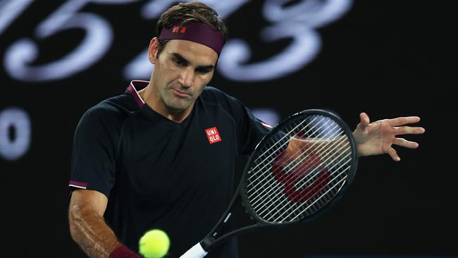 Roger Federer is the closet man to Court’s record. Picture: Clive Brunskill/Getty