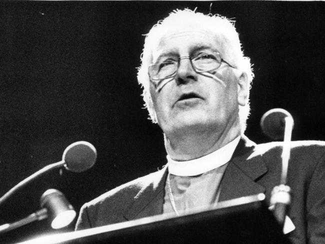 Peter Hollingworth pictured when he was  Anglican archbishop of Queensland.