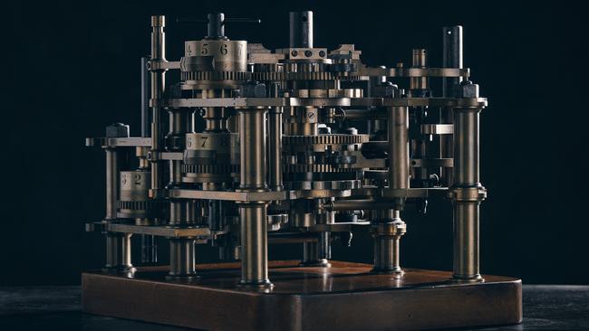 Difference Engine No1 designed by Charles Babbage, parts made by Joseph Clements, assembled by Henry Provost Babbage, England, 1822-1879