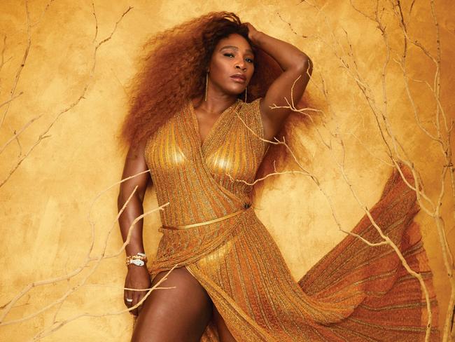 ## FEE APPLIES - NO ONLINE ##  Serena Williams is photographed for Harper's Bazaar magazine. PIC: ALEXI LUBOMIRSKI