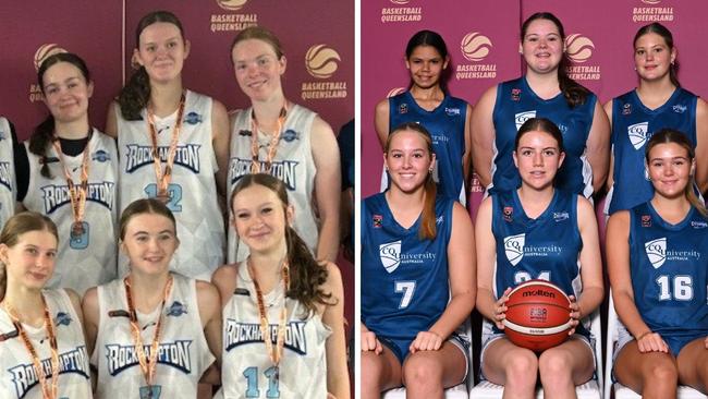 The Rockhampton Storm and Cyclones basketball teams both scored bronze at the under-18 girls state championships.